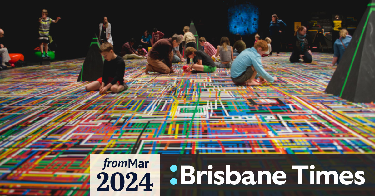 World Science Festival Brisbane Sticklers with sticky tape lay it on the line